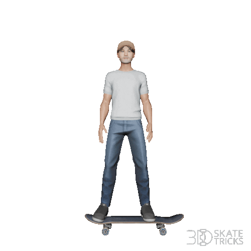3dskatetricks giphyupload skate guy skateboard Sticker