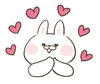 okara-donut giphyupload love rabbit おからドーナツ Sticker