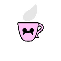 littlefranstudy hot coffee cafe coffe Sticker