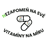 Morning Vitamins Sticker by Mujvit