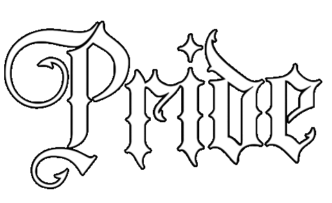 Pride Sins Sticker by Big Fang Collective