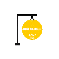 Acmerealestate Sticker by Emily Sinclair - ACME Real Estate