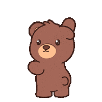 Teddy Bear Dancing Sticker by BEARISH