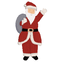 BananaB0o christmas merry christmas santa santa claus Sticker