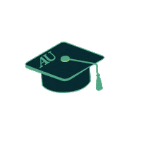 Thread Cap Sticker by AntiochUniversity