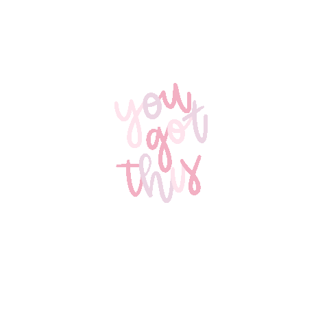 handwrittenmagic positive positivity you got this handwritten Sticker