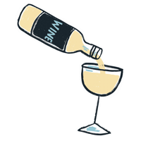 domschicago wine doms domschicago Sticker