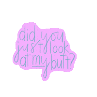 jessecdesign butt look at my butt clobes jessecdesign Sticker