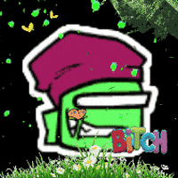 b0ffbd giphygifmaker giphyattribution green bitch GIF