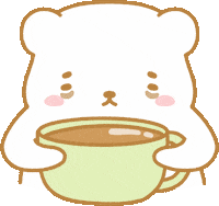 cofeco_ coffee morning tired bear Sticker