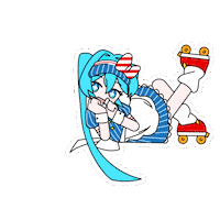 Hatsune Miku Animation Sticker