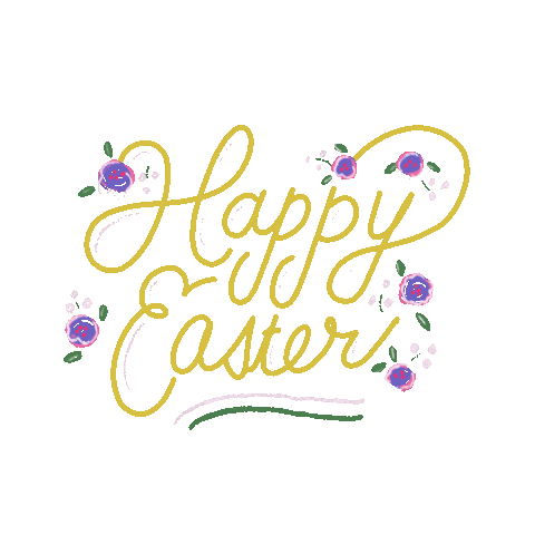 Easter Bunny Cheers Sticker by BrittDoesDesign