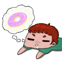 hungry Sticker