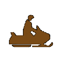teamampl winter recreation sledding winter sports Sticker