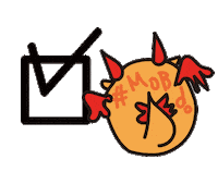Dragon Check Sticker
