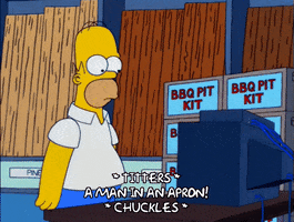 amused homer simpson GIF