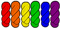 Rainbow Gay Sticker by Gritty Knits