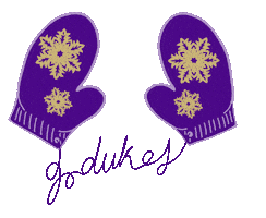 Mittens Go Dukes Sticker by James Madison University