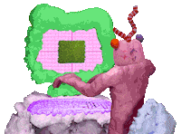 Computer Working Sticker by Trash Mountain