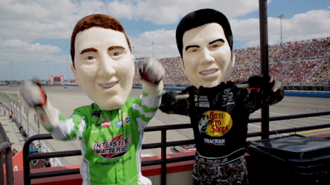 kyle busch thumbs down GIF by NASCAR