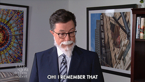 Surprised Stephen Colbert GIF by The Late Show With Stephen Colbert