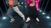Abiud_Sando happy dancing pink smiling GIF