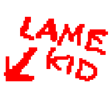insult lame kid Sticker by Homestuck