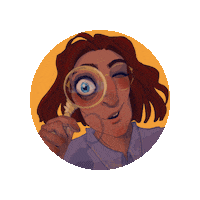 smclaman webtoons jiri character art sabrina claman Sticker