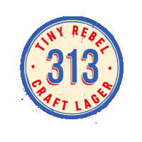 Beer Lager Sticker by Tiny Rebel Brewery