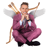 Valentine Cupid Sticker by Demesmin and  Dover