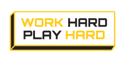 SyzmikWorkwear work play work hard play hard Sticker
