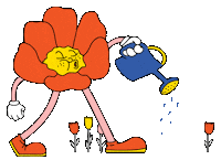 homeworkstudio flower psychedelic gardening shovel Sticker