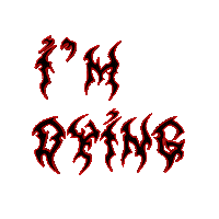 Dyingstore Sticker by Dying