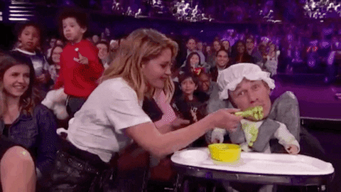 john cena feeding GIF by Kids Choice Awards 2018