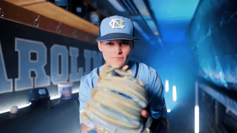 North Carolina Baseball GIF by UNC Tar Heels