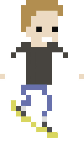 Pixel Smile Sticker by salim cheeks