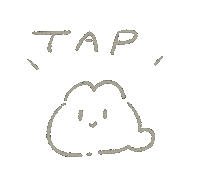 mei9903 rabbit tap うさぎ 手書き Sticker