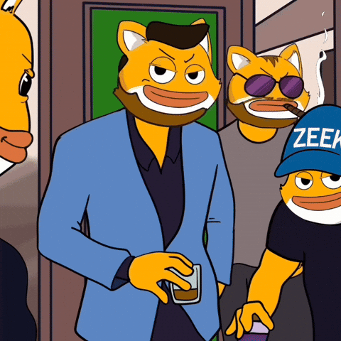zeekzksync giphyupload cat money crypto GIF