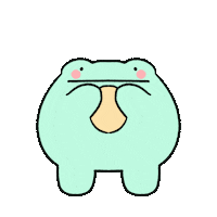 Frog Toad Sticker by relatable doodles