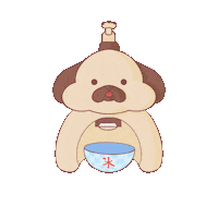 Ice Cream Dog Sticker