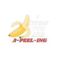 Banana Love Sticker by PIGEON Singapore