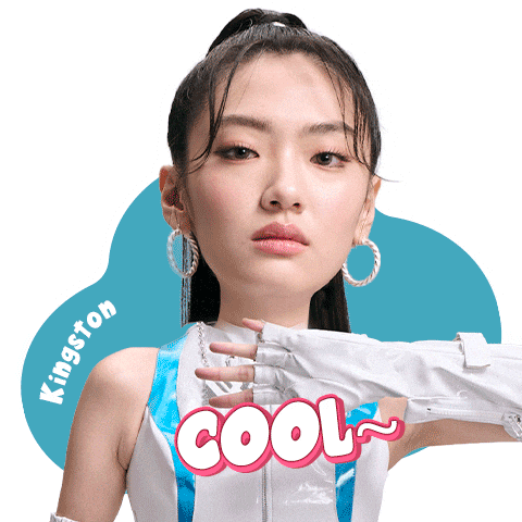 Girl Wow Sticker by Kingston Technology