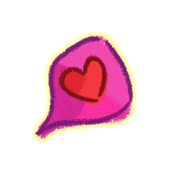 JuliaRTurano heart like sweet bubble Sticker