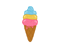 Ice Cream Eating Sticker by the.bunny.tail