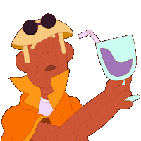 Scared Wind Storm Sticker by ARTEfr