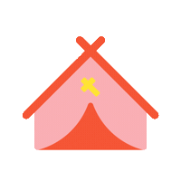 Adventure Camping Sticker by Kamino vzw