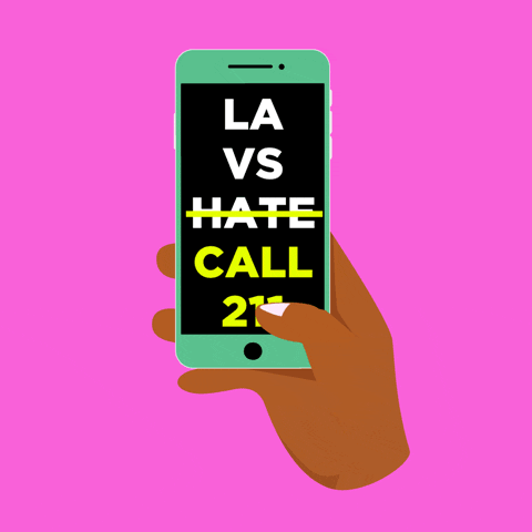 Speak Up Los Angeles GIF by LA vs. Hate