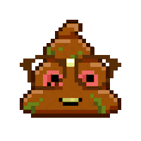 Art Shitting Sticker by Poopies.io