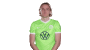 Check This Out Look Here Sticker by VfL Wolfsburg