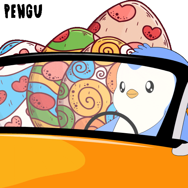 Easter Eggs Penguin GIF by Pudgy Penguins